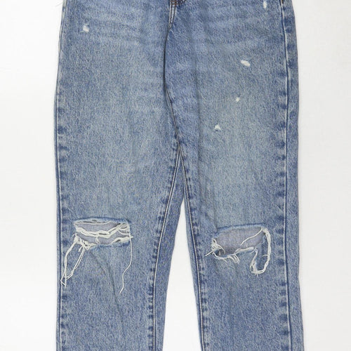 denim co. Women's Blue Relaxed Fit Mom Jeans Size 4