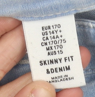 Blue Skinny Jeans for Girls Size 14 Years