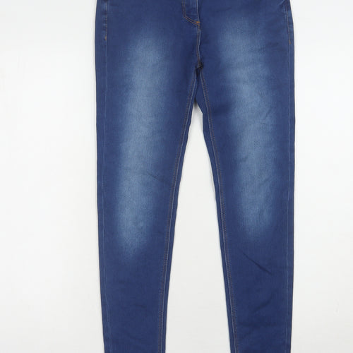 Marks and Spencer Girls Blue Skinny Jeans 12-13Y