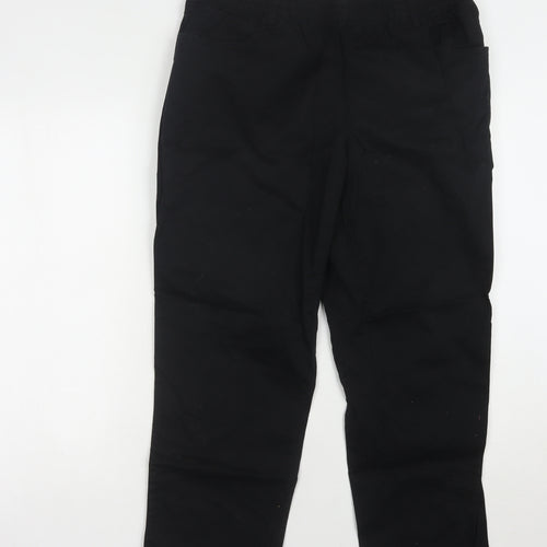 bpc bonprix Women’s Black Trousers, Size 20, Elastic Waist
