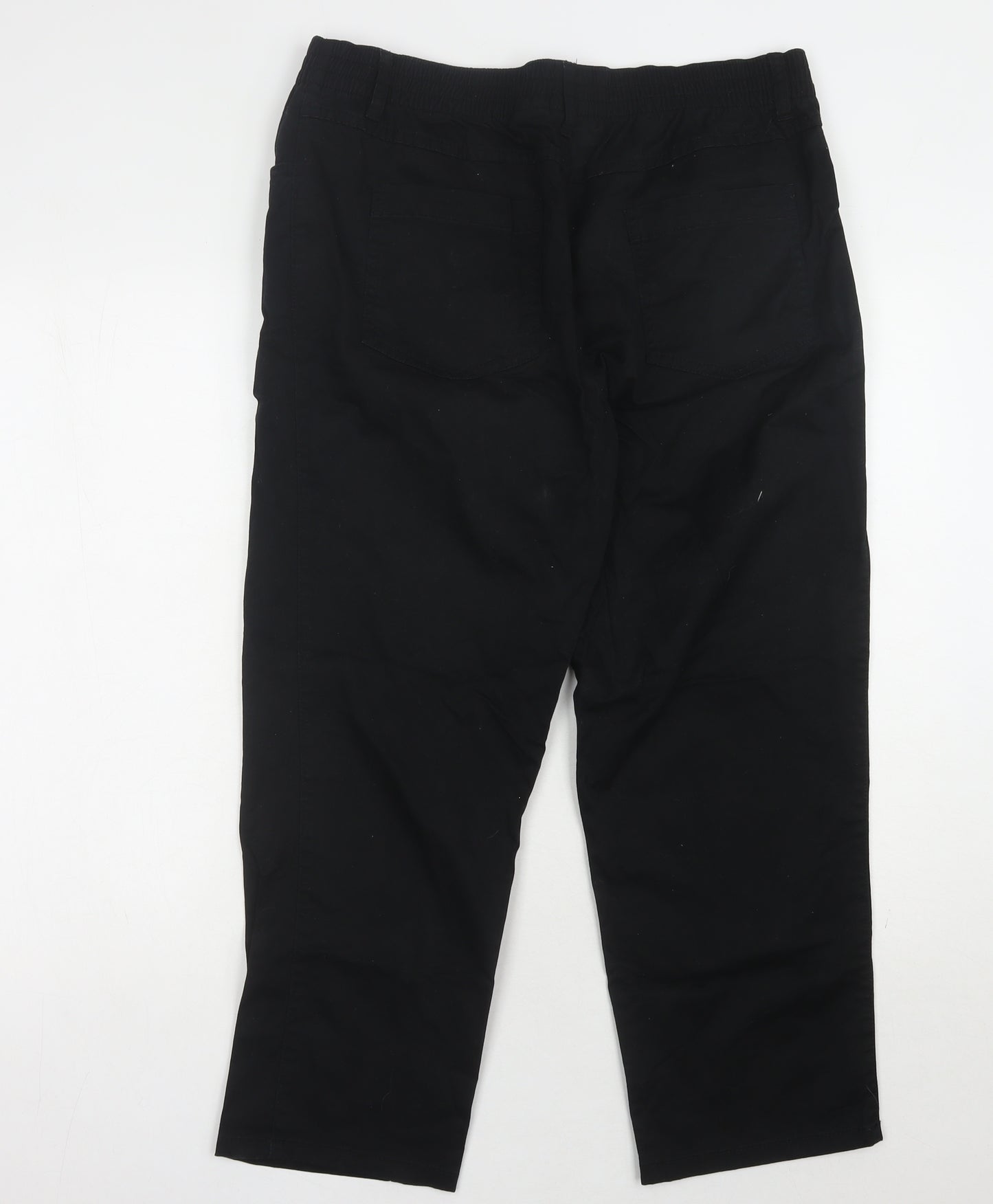 bpc bonprix Women’s Black Trousers, Size 20, Elastic Waist