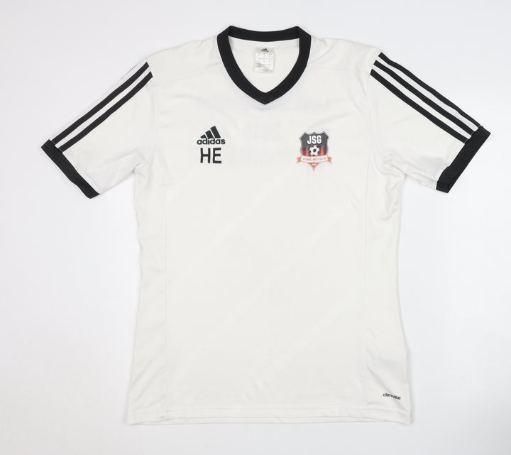 Adidas Men's White M Jersey Shirt V-Neck