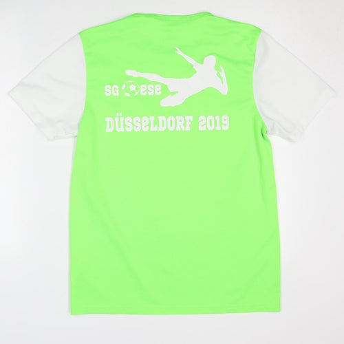 Adidas Men's Green Short Sleeve T-Shirt M