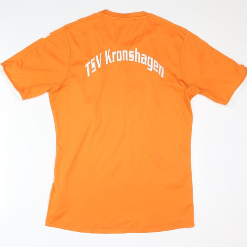 Hummel Men's Orange Football Jersey T-Shirt S