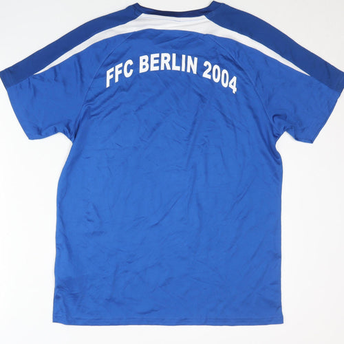 Erima Mens Blue Football T-Shirt S Athletic Fit