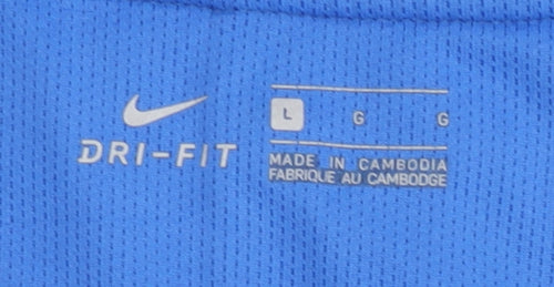 Nike Blue Men's L Football Jersey Dri-FIT