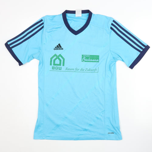 Adidas Men’s Blue Football T-Shirt, Size S