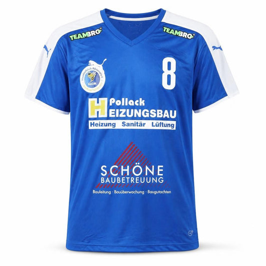 Front view of Puma Men's Blue Football Jersey L