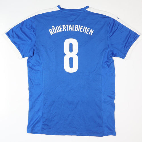 Puma Men's Blue Football Jersey L