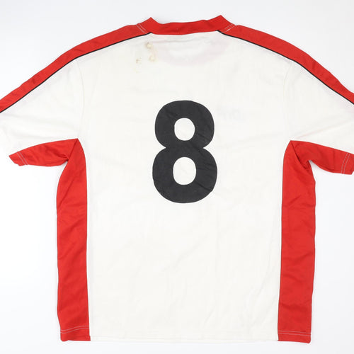 Do You Football Men's Red White XL Football Jersey