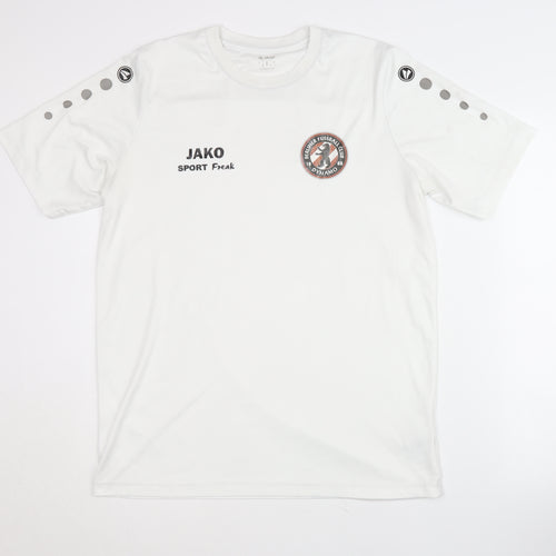 JAKO Men's White Football T-Shirt M