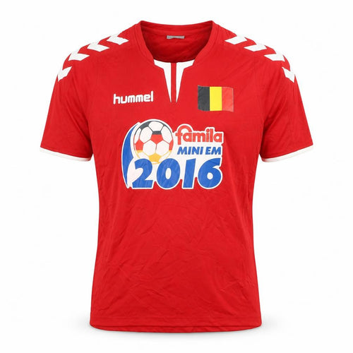 Hummel Boys Red Football Jersey, Size 16, Short Sleeve
