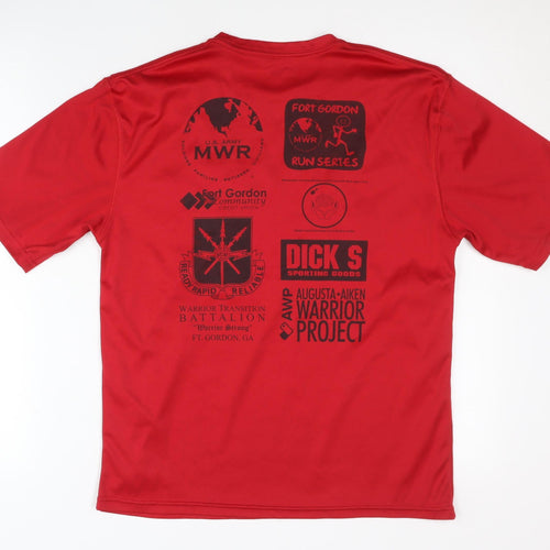 Duo Tec Men's Red Superhero T-Shirt XS