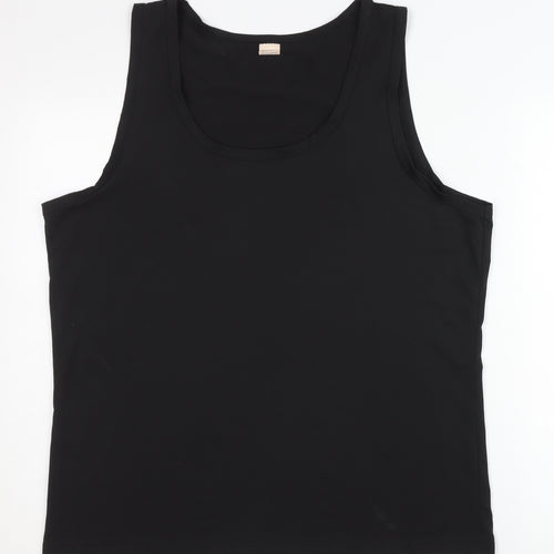 Men's Black Tank Top - Large, Basic Style, Activewear