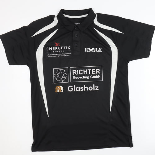 Joola Men’s Black XS Polo Shirt for Table Tennis