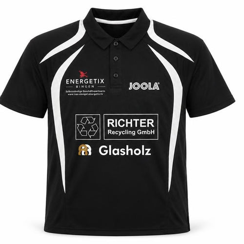 Joola Men’s Black XS Polo Shirt for Table Tennis