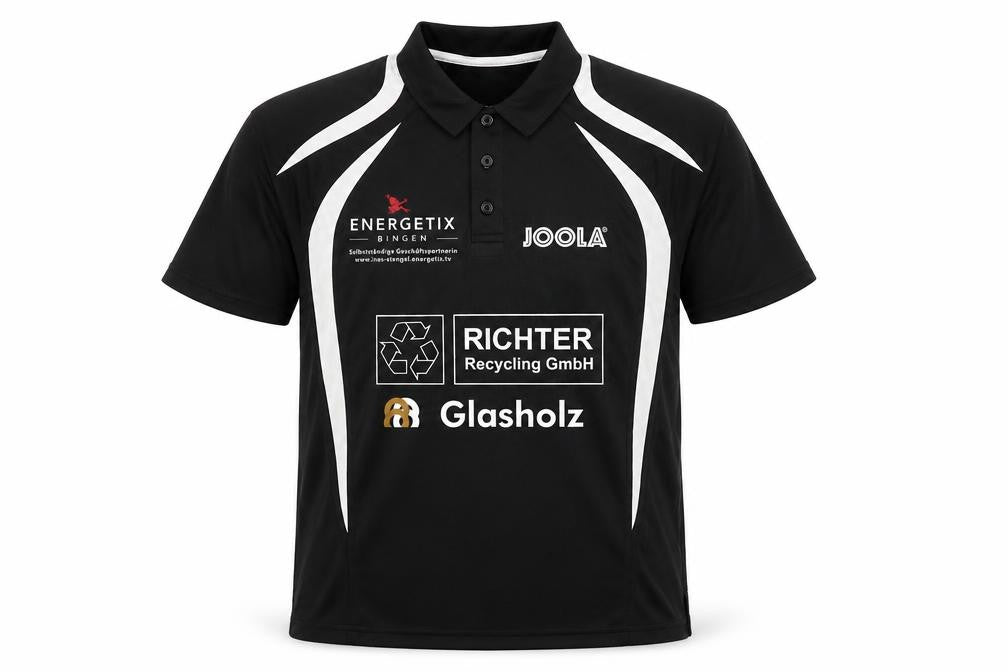 Joola Men’s Black XS Polo Shirt for Table Tennis