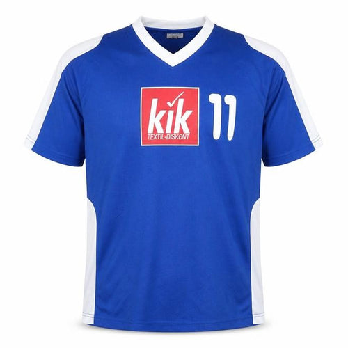 Identic Boys Blue Football Jersey 12-13 Years V-Neck