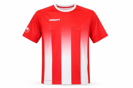 Front view of Uhlsport Men's Red Football Jersey L