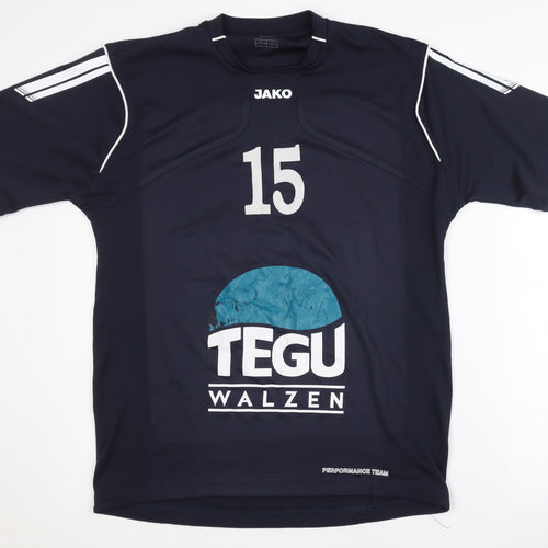 JAKO Men's Football Blue Jersey L