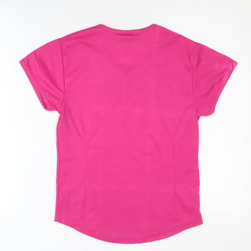 Club Nautico Women's Pink T-Shirt M V-Neck