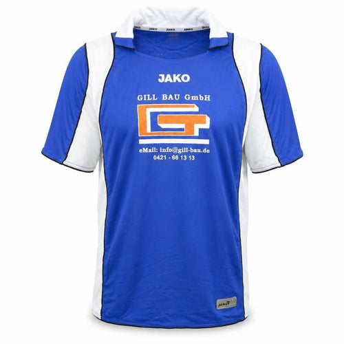JAKO Men's Blue Football Jersey T-Shirt Medium