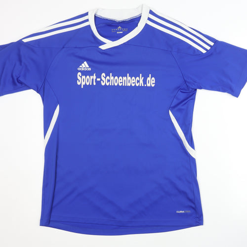 Adidas Men's Blue Football Jersey L Athletic