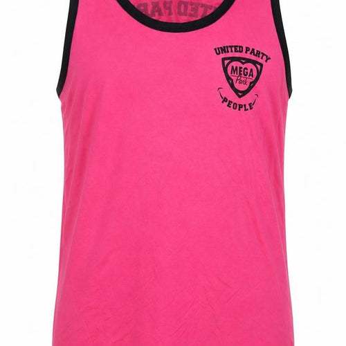 United Party People Men's Pink XL Polyester Tank