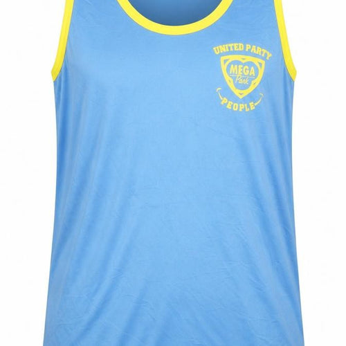 Mega Park Men's Blue Tank XL with Logo Sportswear