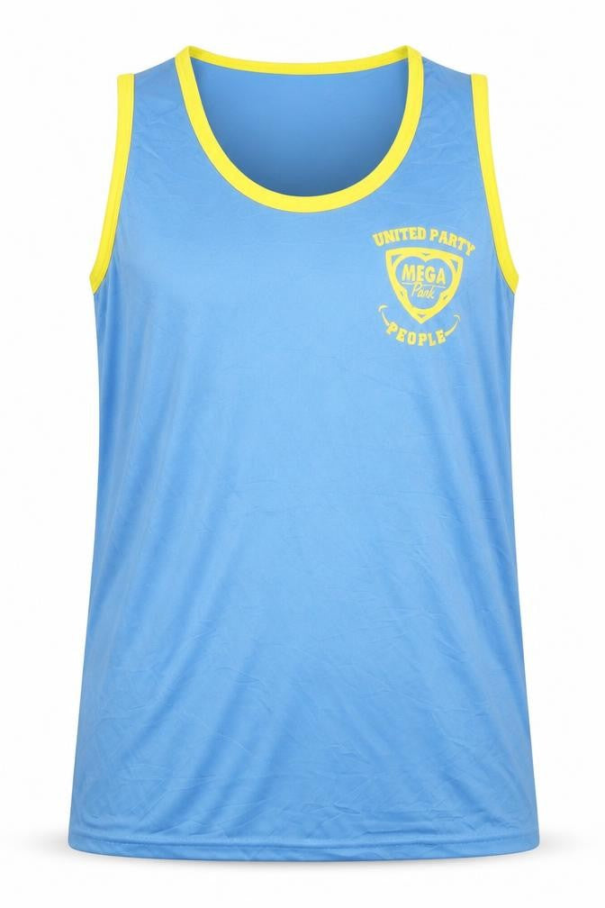 Mega Park Men's Blue Tank XL with Logo Sportswear
