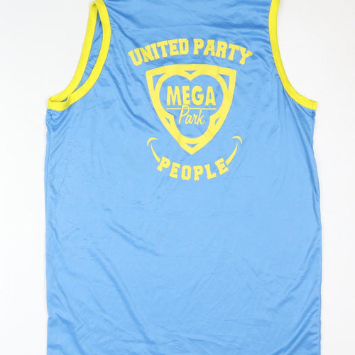 Mega Park Men's Blue Tank XL with Logo Sportswear