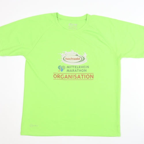 Cona Sports Unisex Green T-Shirt M Jersey Activewear