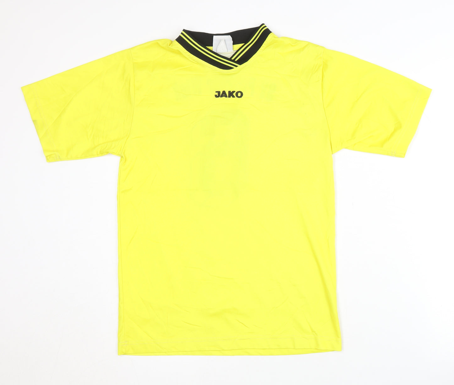 JAKO Men's Yellow Football T-Shirt XS