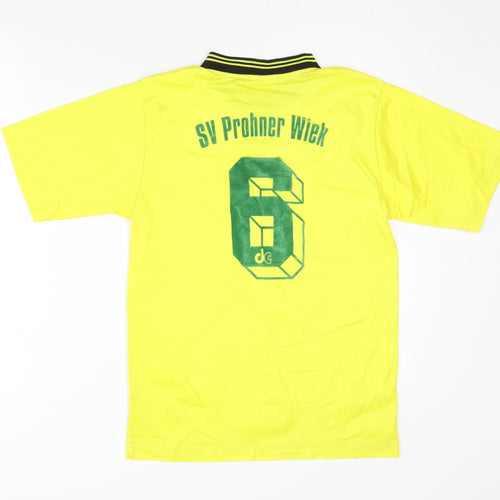 JAKO Men's Yellow Football T-Shirt XS