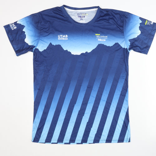 Valdarana Men's Blue XL Running T-Shirt