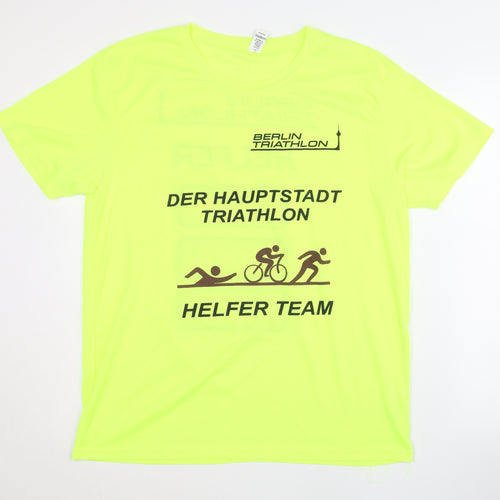 Roly Unisex Yellow XL Triathlon T-Shirt