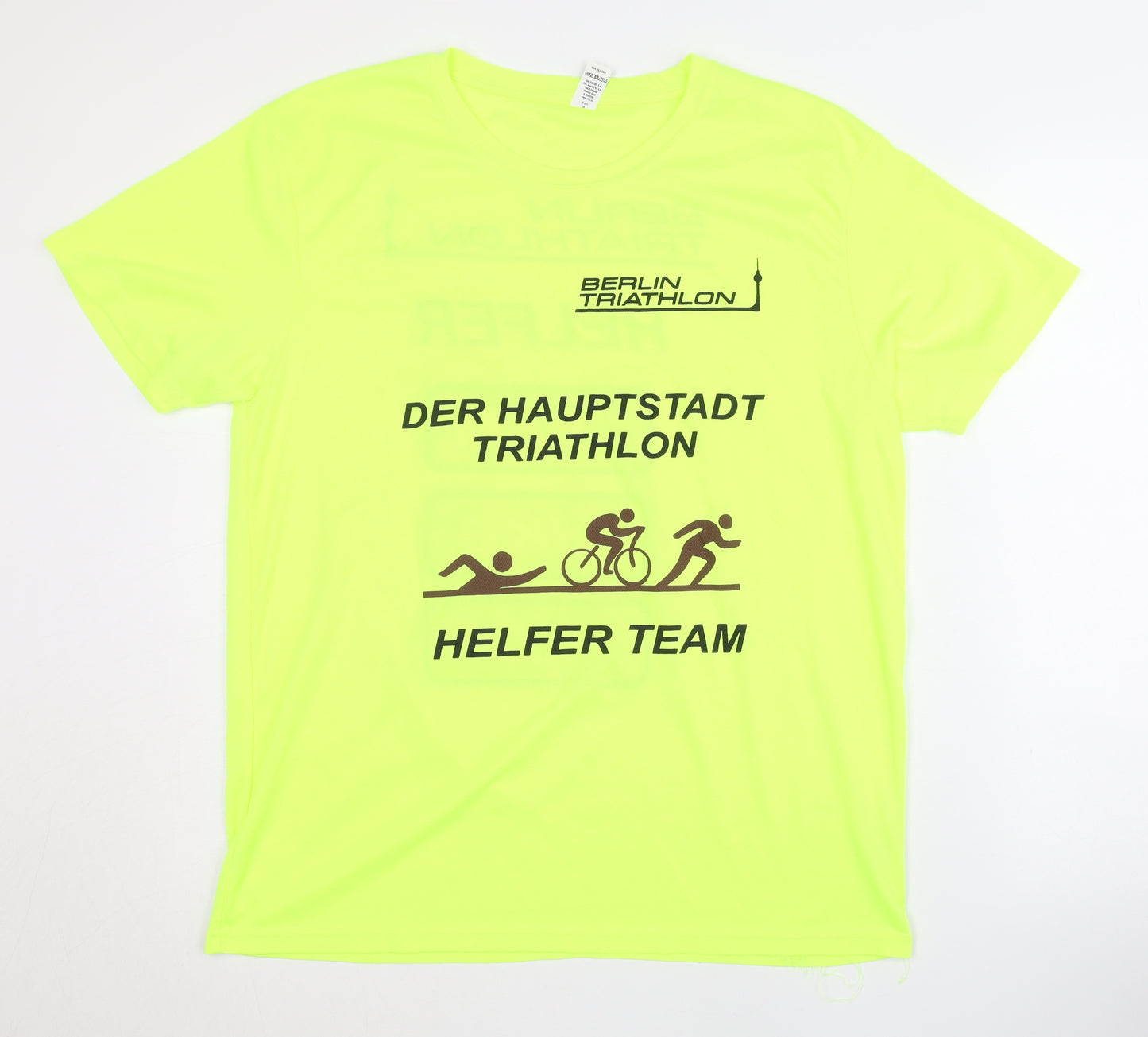 Roly Unisex Yellow XL Triathlon T-Shirt