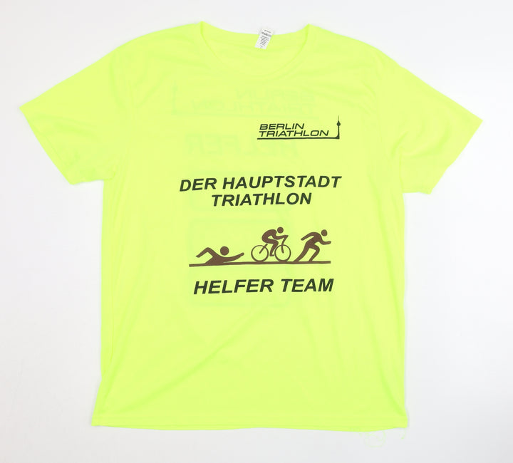 Roly Unisex Yellow XL Triathlon T-Shirt