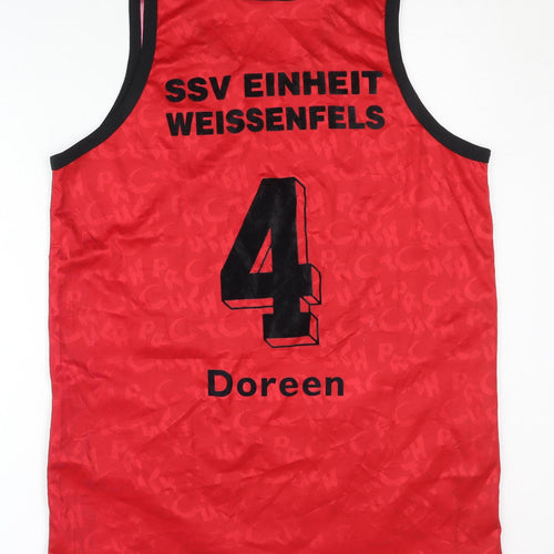 Pro Touch Men's Red Basketball Jersey L Sleeveless Tank