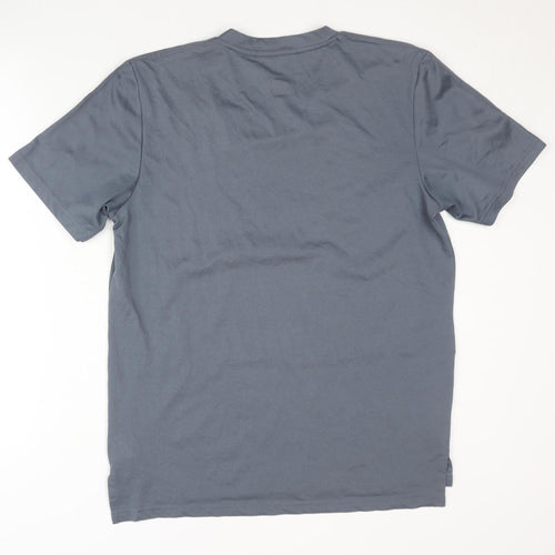 Adidas Men's Grey Football Jersey T-Shirt M