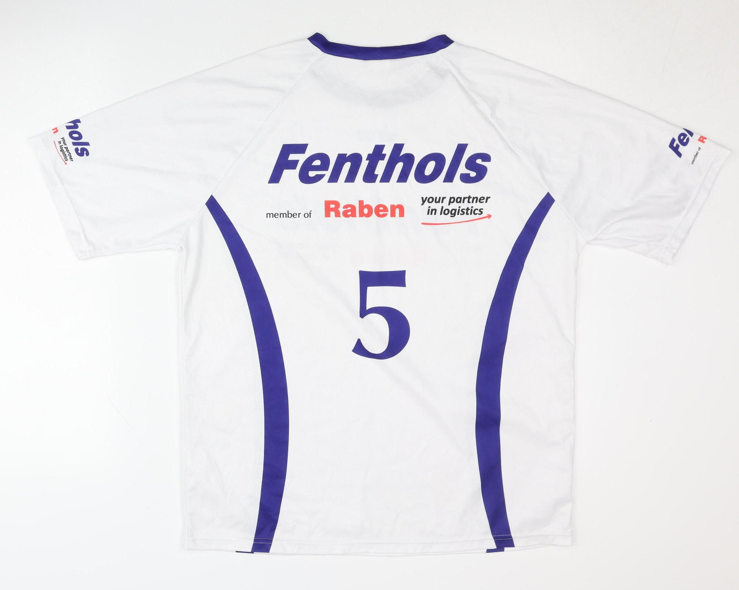 Acton Men's White L Jersey T-Shirt Fenthols