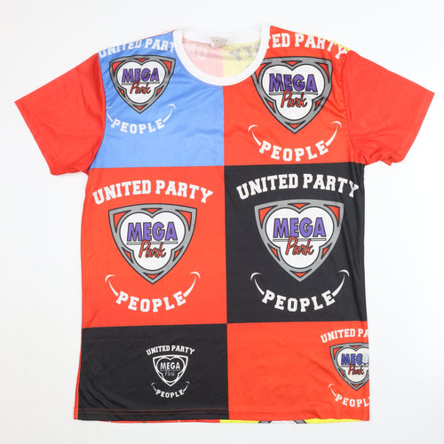 MEGA Park Multicoloured Men XL Graphic T-Shirt