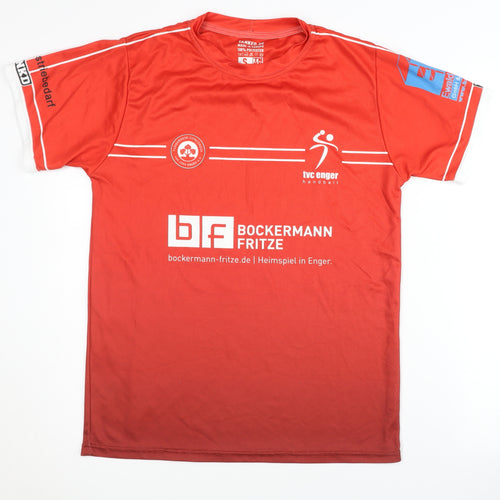 TANKED.DE Men's Red S Handball T-Shirt Jersey