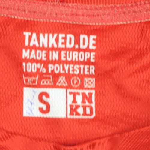 TANKED.DE Men's Red S Handball T-Shirt Jersey