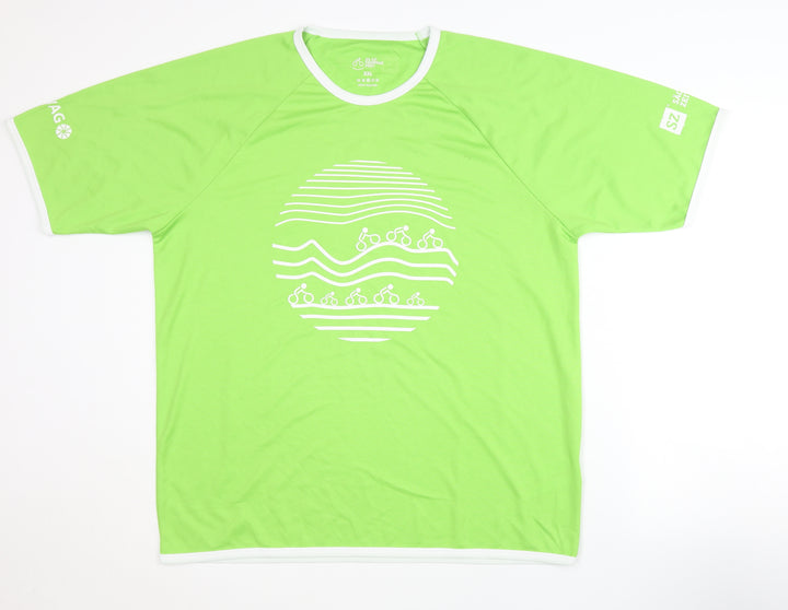 Fahrrad Fest Cycling T-Shirt for Men, Green XXL