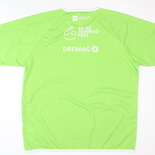 Fahrrad Fest Cycling T-Shirt for Men, Green XXL