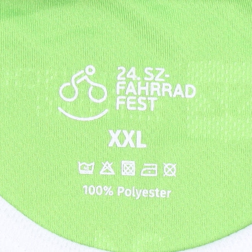 Fahrrad Fest Cycling T-Shirt for Men, Green XXL