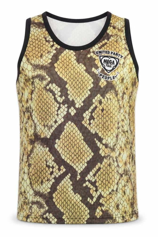 Front view of MEGA Park Men's Multicoloured Tank Jersey L