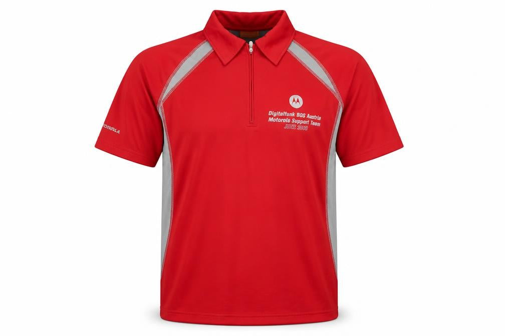 Front view of Kariban Red Polo XL Men's Activewear Top