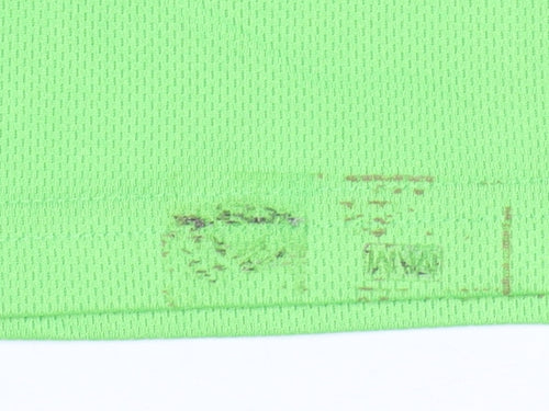Fruit of the Loom Girls Green Short Sleeve Basic T-Shirt